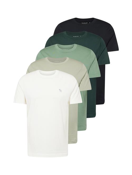 Abercrombie & Fitch Bluser & t-shirts  grøn / khaki / gran / sort / offwhite