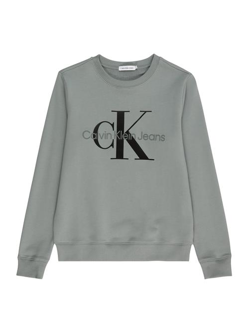 Se Calvin Klein Jeans Sweatshirt  grå / sort ved About You