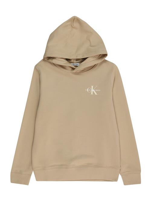 Calvin Klein Jeans Sweatshirt  beige / hvid