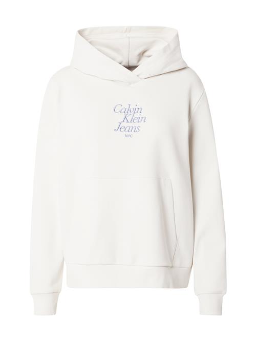 Se Calvin Klein Jeans Sweatshirt  himmelblå / hvid ved About You