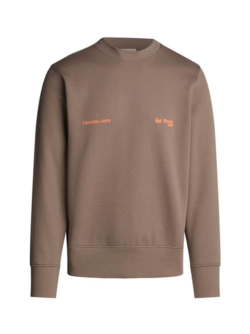 Se Calvin Klein Jeans Sweatshirt '1978'  brun / orange ved About You