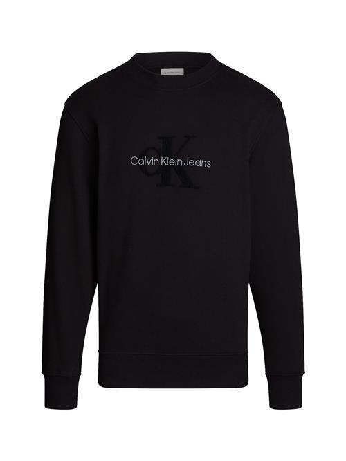 Se Calvin Klein Jeans Sweatshirt  sort / hvid ved About You