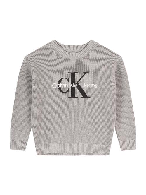 Se Calvin Klein Jeans Pullover  grå / sort / offwhite ved About You