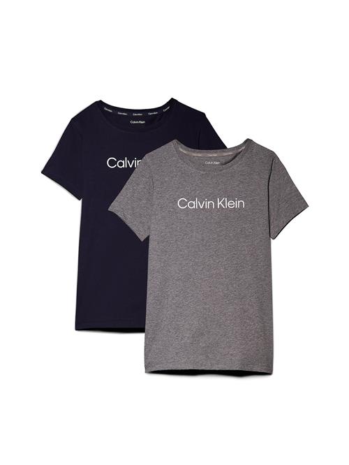 Se Calvin Klein Jeans Bluser & t-shirts  marin / grå-meleret / hvid ved About You