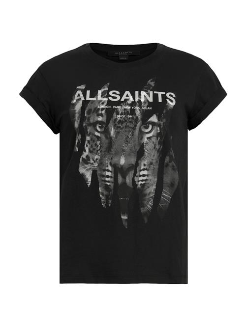 Se AllSaints Shirts 'RIPROAR ANNA'  grå / sort / offwhite ved About You