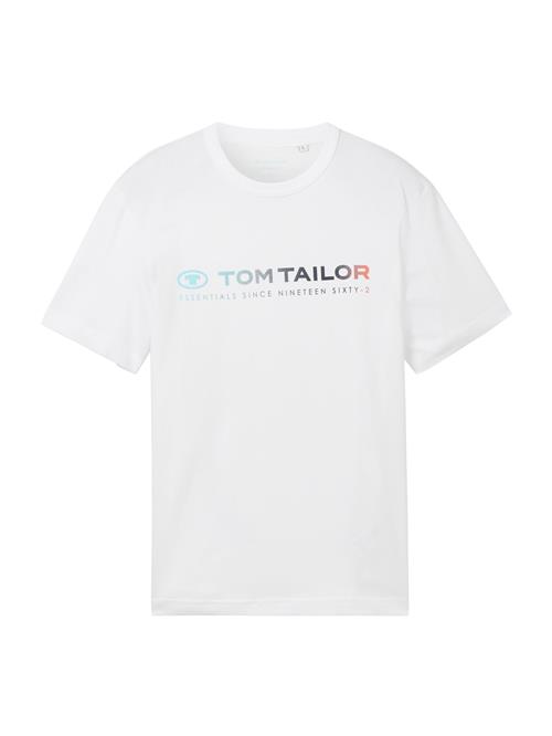 TOM TAILOR Bluser & t-shirts  lyseblå / abrikos / sort / hvid