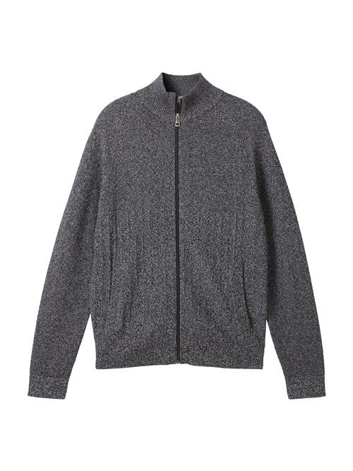 TOM TAILOR Cardigan  blå-meleret / lysegrå