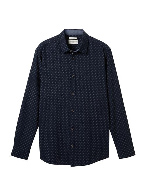 TOM TAILOR Skjorte  navy / hvid