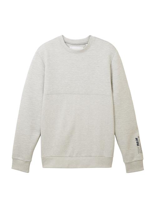 TOM TAILOR Sweatshirt  marin / grå-meleret