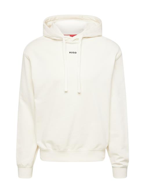 Se HUGO Sweatshirt 'Dapo'  sort / hvid ved About You