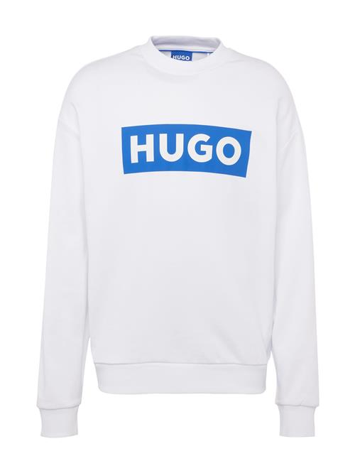 Se HUGO Sweatshirt 'Niero'  royalblå / hvid ved About You