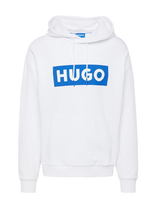 Se HUGO Sweatshirt 'Nalves'  blå / hvid ved About You