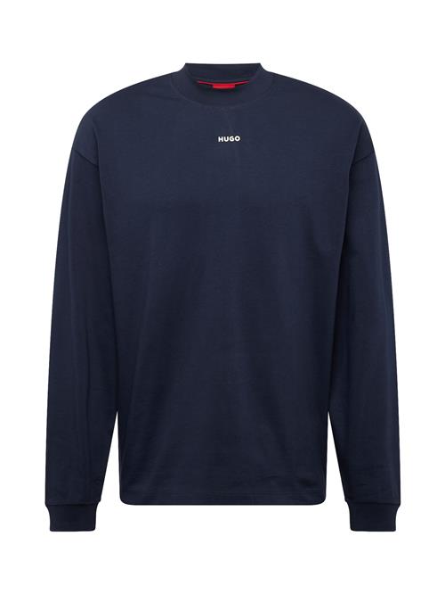 HUGO Sweatshirt 'Daposo'  navy / hvid