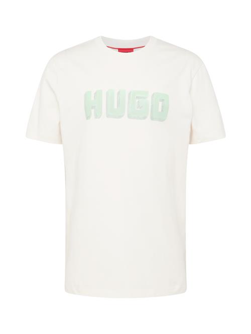 HUGO Bluser & t-shirts 'Daqerio'  mint / mørkegrøn / naturhvid