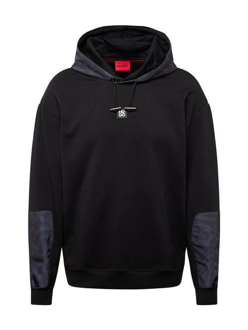 HUGO Sweatshirt 'Ditcheno'  navy / sort / hvid