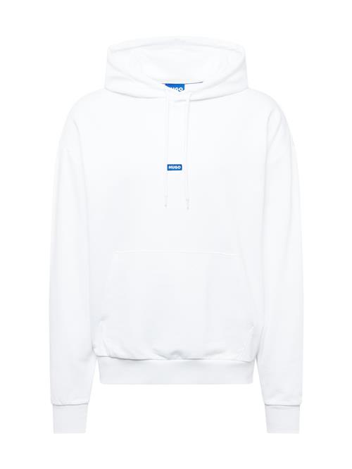 HUGO Sweatshirt 'Nalonso'  blå / hvid