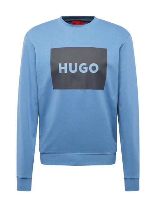 HUGO Sweatshirt 'Duragol'  himmelblå / sort