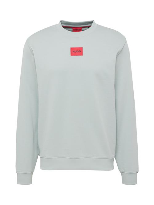 Se HUGO Sweatshirt 'Diragol'  basalgrå / rød / sort ved About You