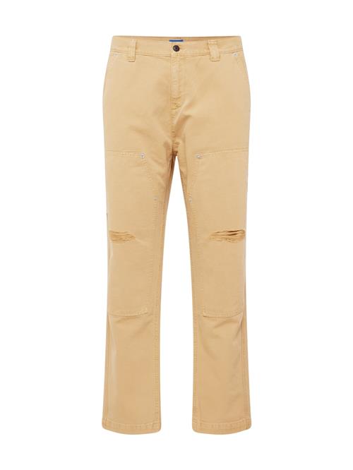 HUGO Bukser 'Garon243D'  camel / blå / offwhite