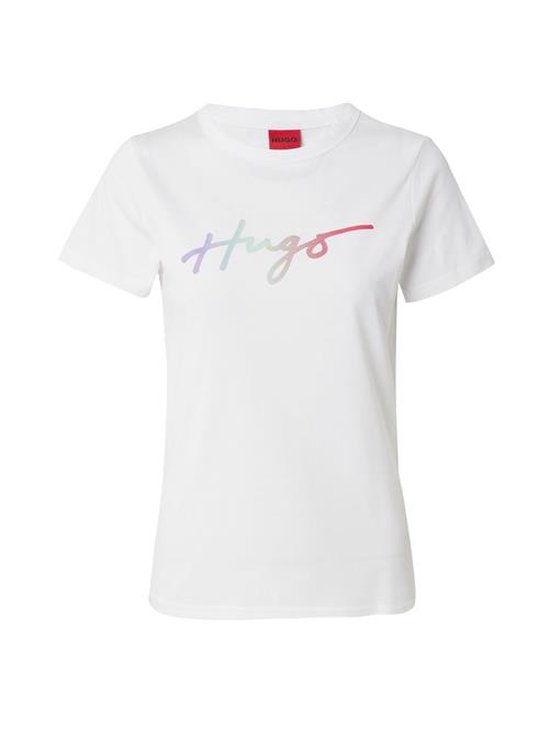 Se HUGO Shirts 'Deloris_3'  mint / lyselilla / pink / hvid ved About You