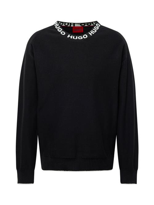 HUGO Pullover 'Smarlo'  sort / offwhite