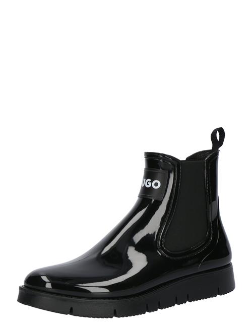 Se HUGO Chelsea Boots 'Lunara'  sort / hvid ved About You