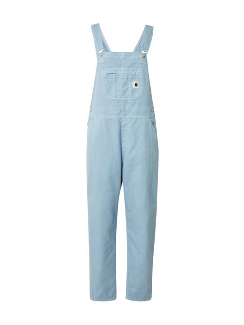 Se Carhartt WIP Overalls 'Norris Bib'  lyseblå / hvid ved About You