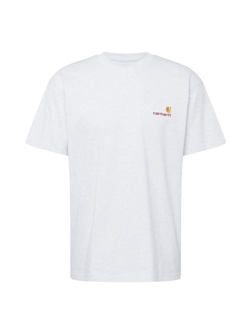 Se Carhartt WIP Bluser & t-shirts 'American Script'  guld / lysegrå / vinrød ved About You