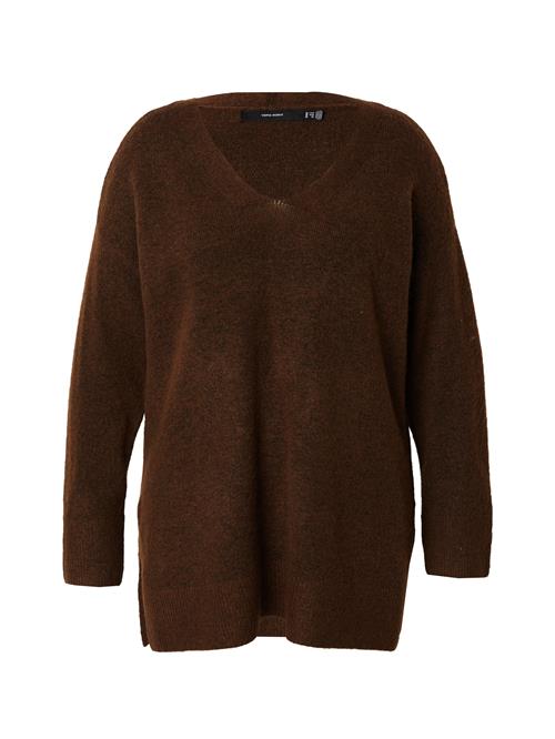 Vero Moda Curve Pullover 'VMCFILUCA'  mørkebrun