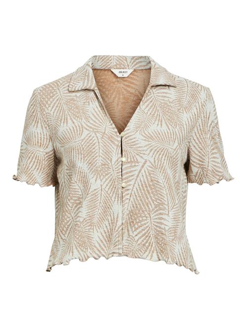 Se OBJECT Bluse 'KERRY'  brokade / offwhite ved About You