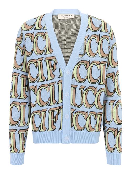 Fiorucci Cardigan  beige / lyseblå / brun