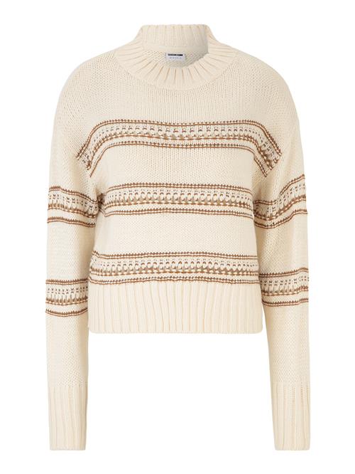 Se Noisy May Tall Pullover 'BIBBI'  creme / karamel ved About You