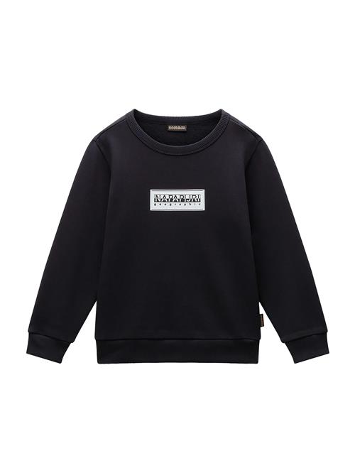 NAPAPIJRI Sweatshirt 'K B-CHAMOIS'  sort / hvid