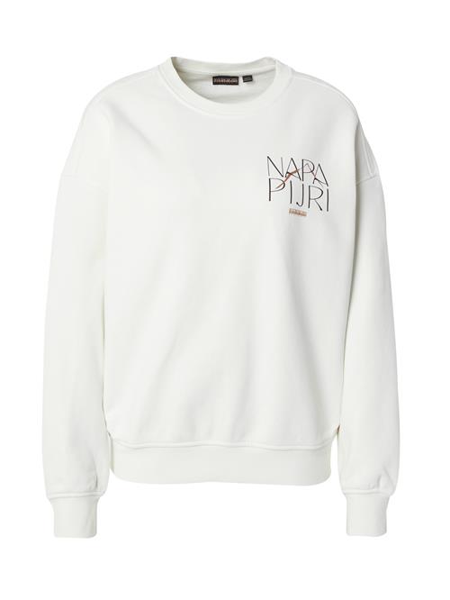 NAPAPIJRI Sweatshirt 'B-RHIN'  karamel / sort / hvid