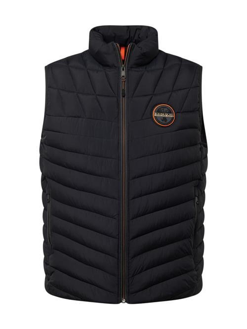 NAPAPIJRI Vest 'A-LAPAZ'  beige / orange / sort