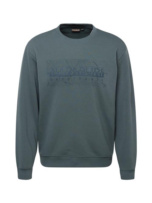 Se NAPAPIJRI Sweatshirt 'B-ALBULA'  navy / mørkegrøn ved About You