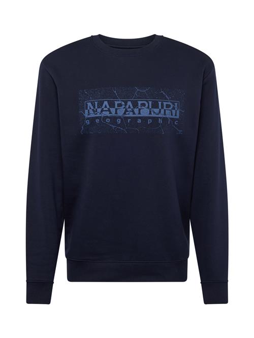 Se NAPAPIJRI Sweatshirt 'B-ALBULA'  marin / blue denim ved About You