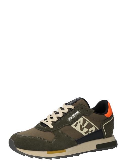 Se NAPAPIJRI Sneaker low 'VIRTUS'  beige / khaki / oliven / orange ved About You