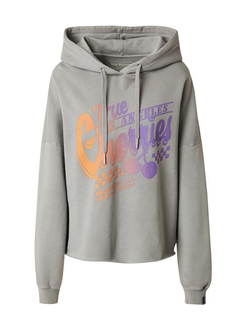 Se True Religion Sweatshirt  grå / lyselilla / orange ved About You