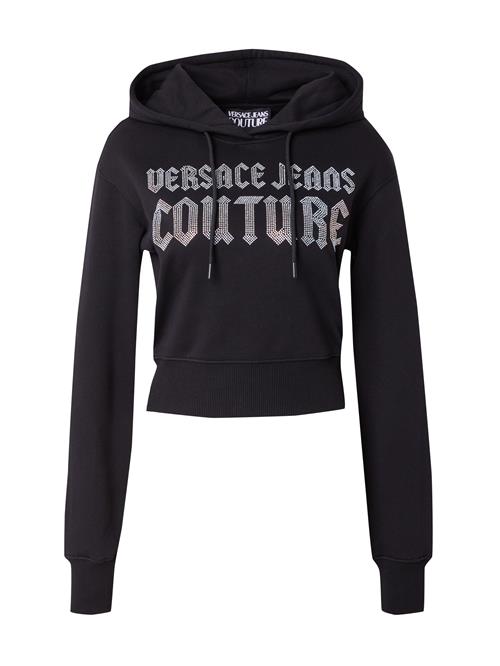 Se Versace Jeans Couture Sweatshirt  sort / sølv ved About You