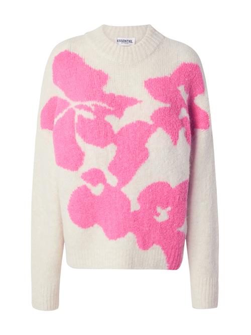 Se Essentiel Antwerp Pullover 'Garcon'  creme / lys pink ved About You