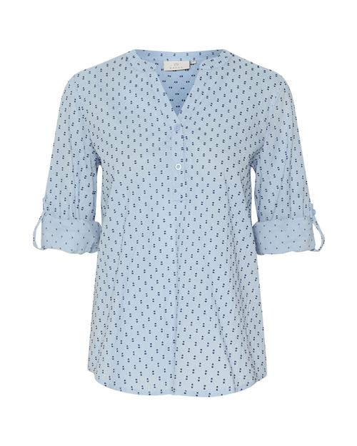 Kaffe Bluse 'Silona'  navy / himmelblå