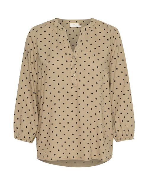 Kaffe Bluse 'Kamilia'  beige / sort