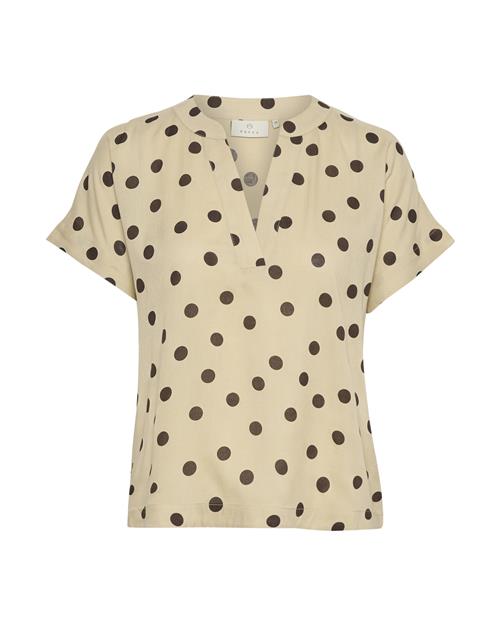 Kaffe Bluse 'Ano'  beige / sort