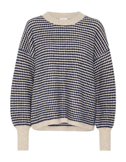 Kaffe Pullover 'KA Ellery'  kit / mørkeblå