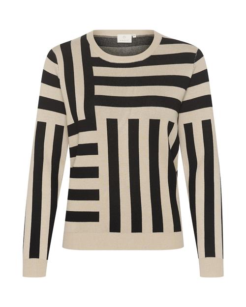 Kaffe Pullover 'Tilde'  beige / sort