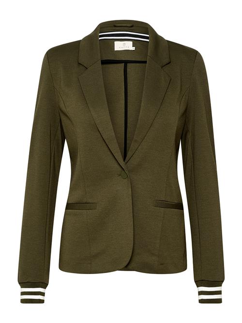 Kaffe Blazer 'KA Kinnie'  oliven / hvid