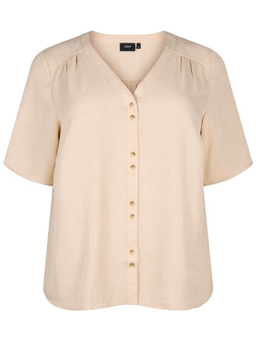 Se Zizzi Bluse 'CAALABAMA'  beige ved About You