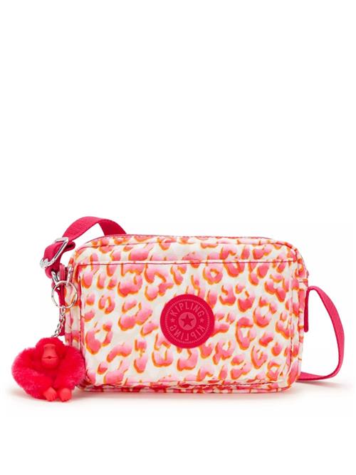 Se KIPLING Skuldertaske 'ABANU M'  pink / hvid ved About You