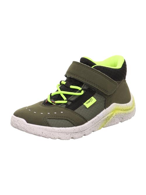 SUPERFIT Sneakers 'KICKS'  neongul / oliven / sort